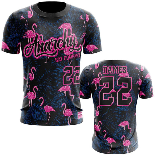 Anarchy Flamingo Short Sleeve Shirt (Customized Buy-In) - Smash It Sports