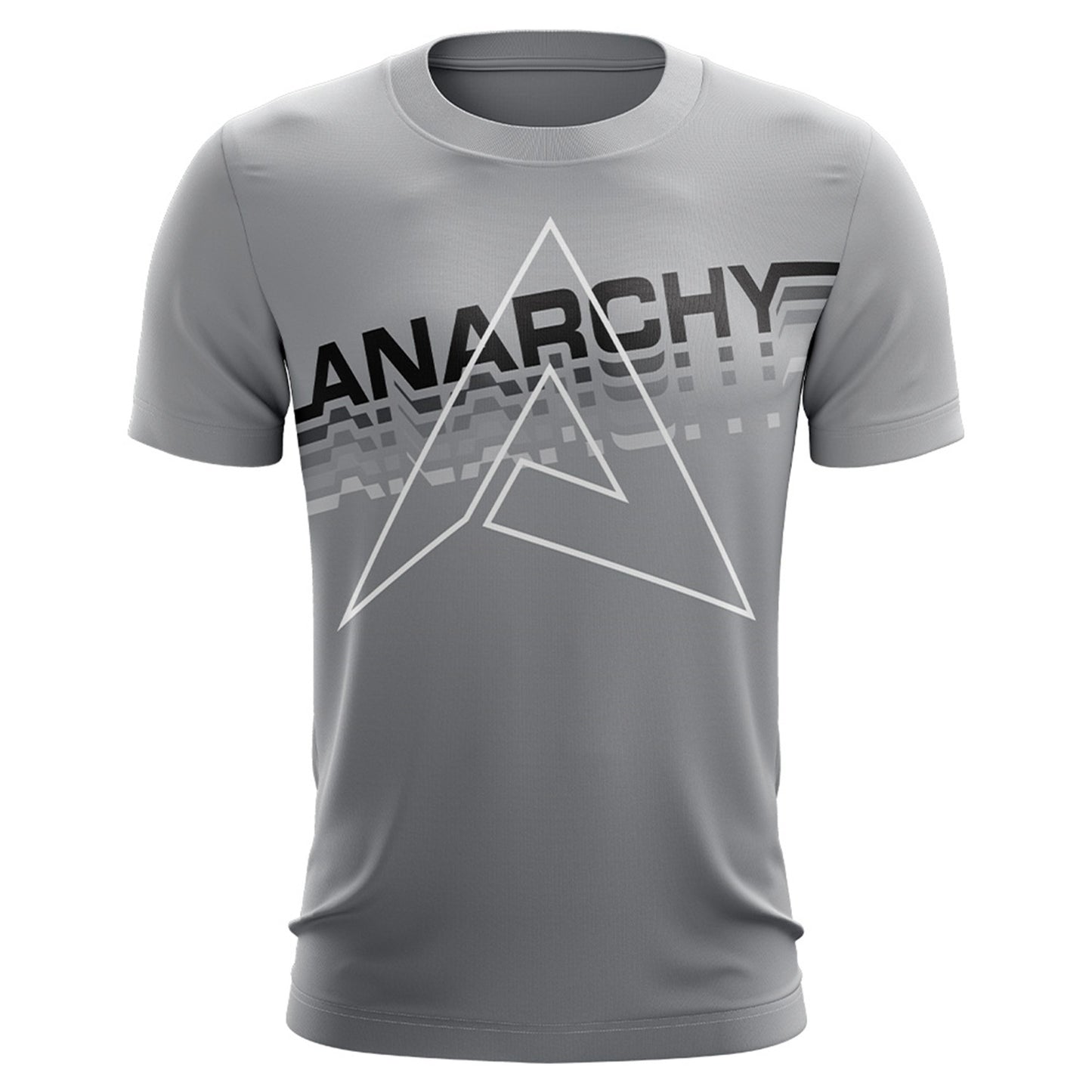 Anarchy Bat Company Short Sleeve Shirt - (Gray/New Logo Fade)