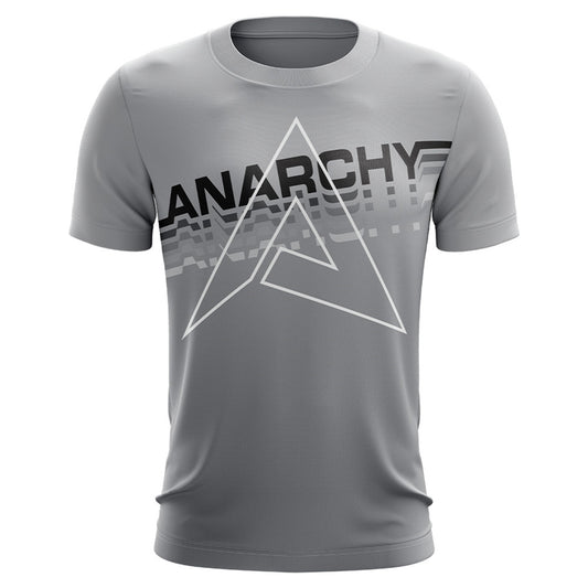 Anarchy Bat Company Short Sleeve Shirt - (Gray/New Logo Fade)