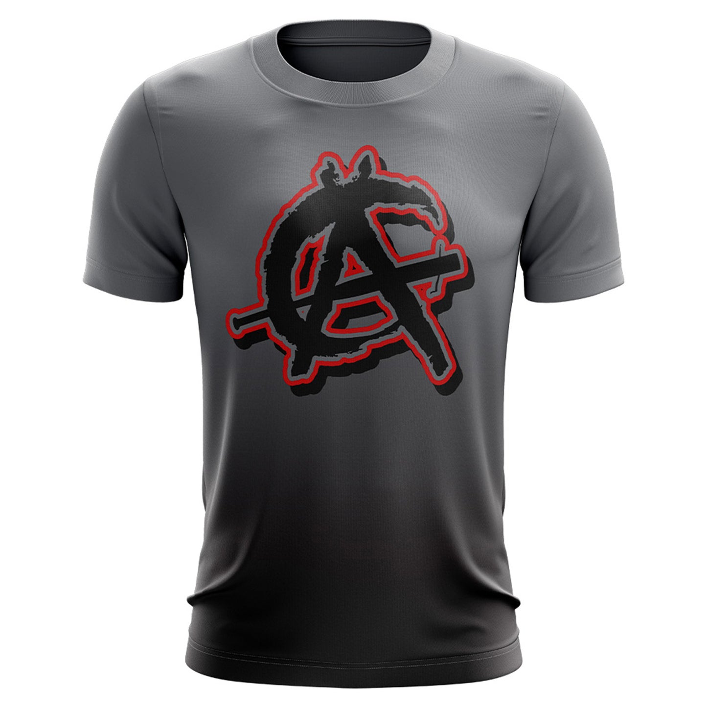 Anarchy Bat Company Short Sleeve Shirt - Fade (Charcoal/Black)