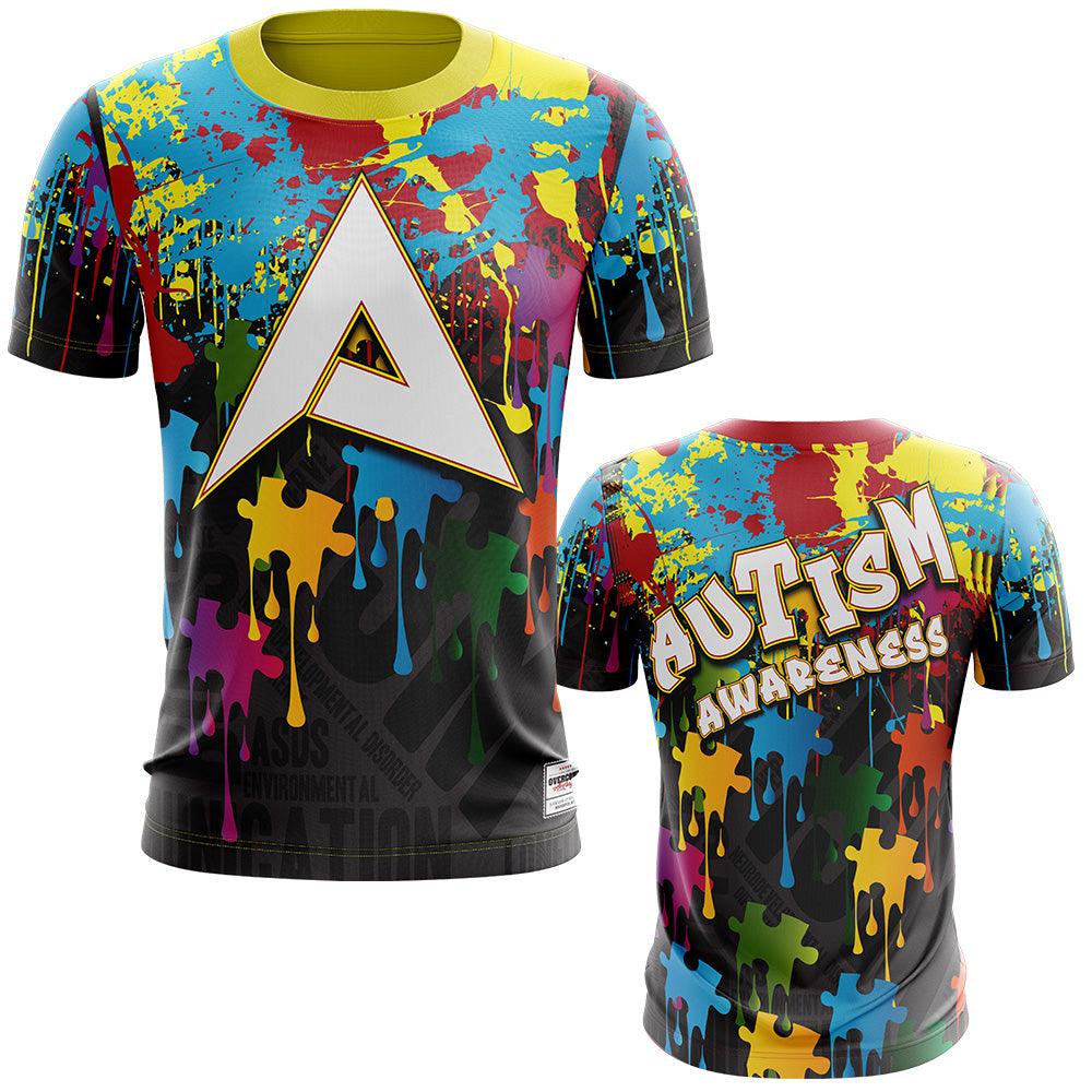 Anarchy Bat Company Short Sleeve Shirt - Autism Awareness - Smash It Sports