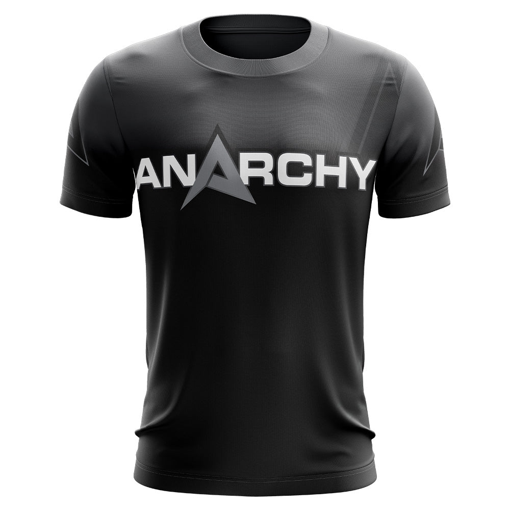Anarchy Bat Company Short Sleeve Shirt - Grey/Black Fade