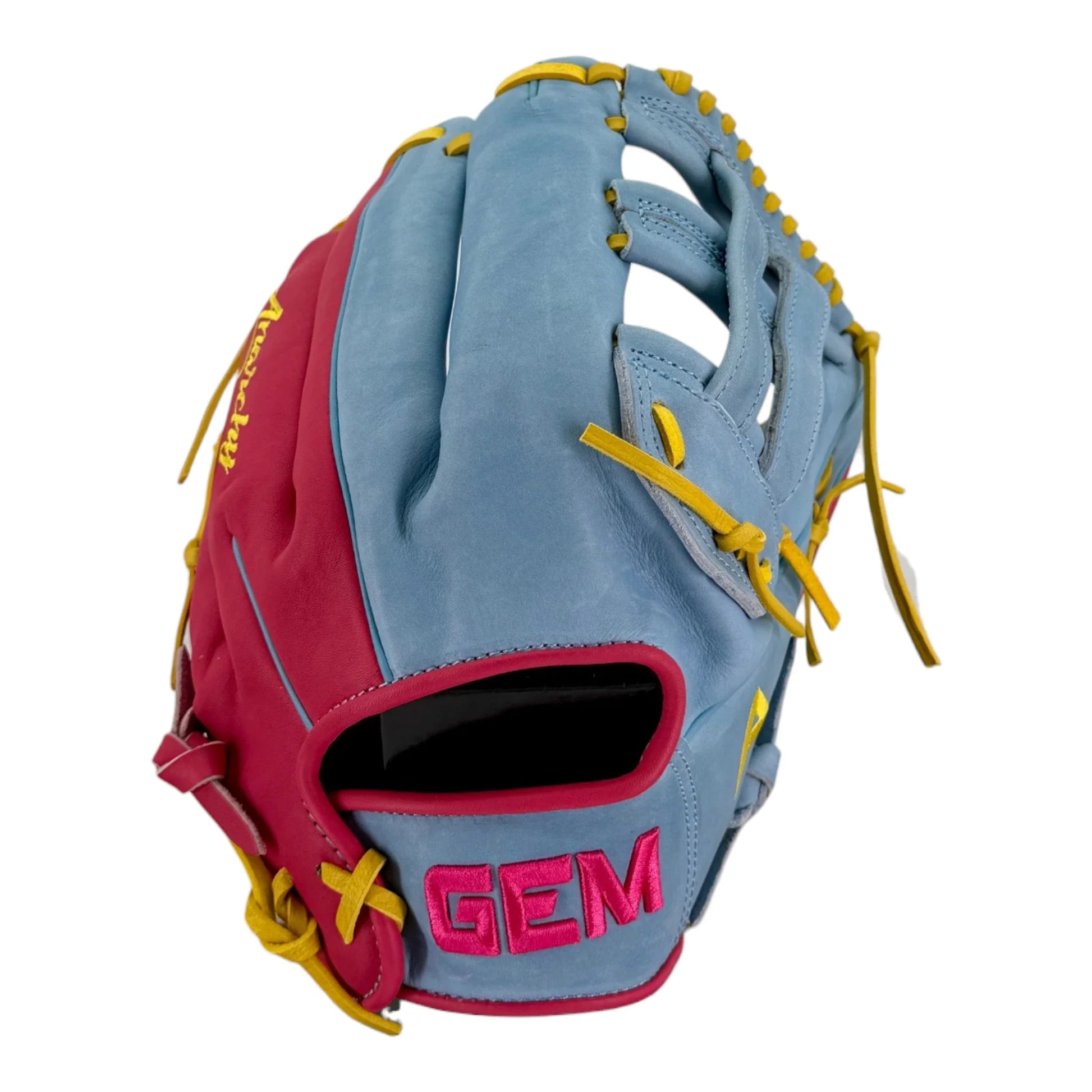 Anarchy x Gem Gloves Softball Fielding Glove - GEM130 Electric