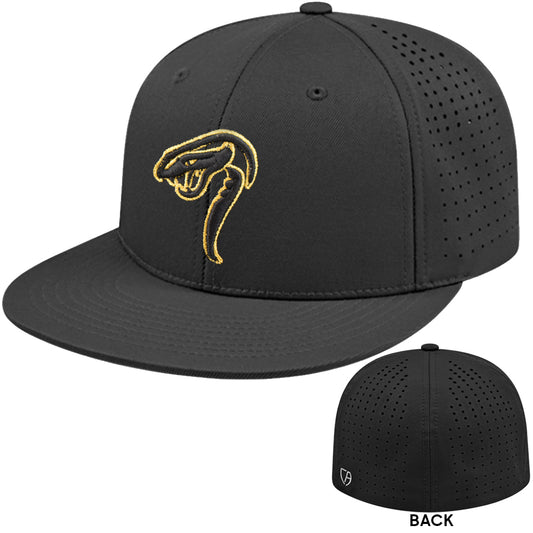 Viper Sports Black Flexfit Performance Hat - Limited Edition - Metallic Gold