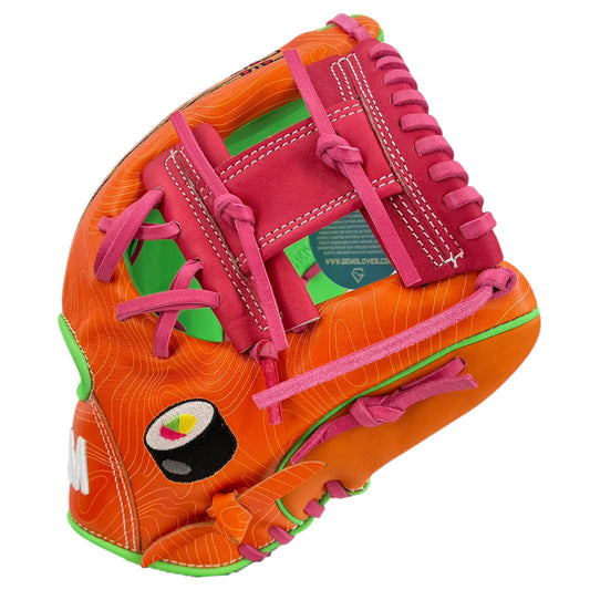 Gem Gloves Baseball Fielding Glove - GEM080 Tuna Roll – Product View | Smash It Sports | leather, kip, pro