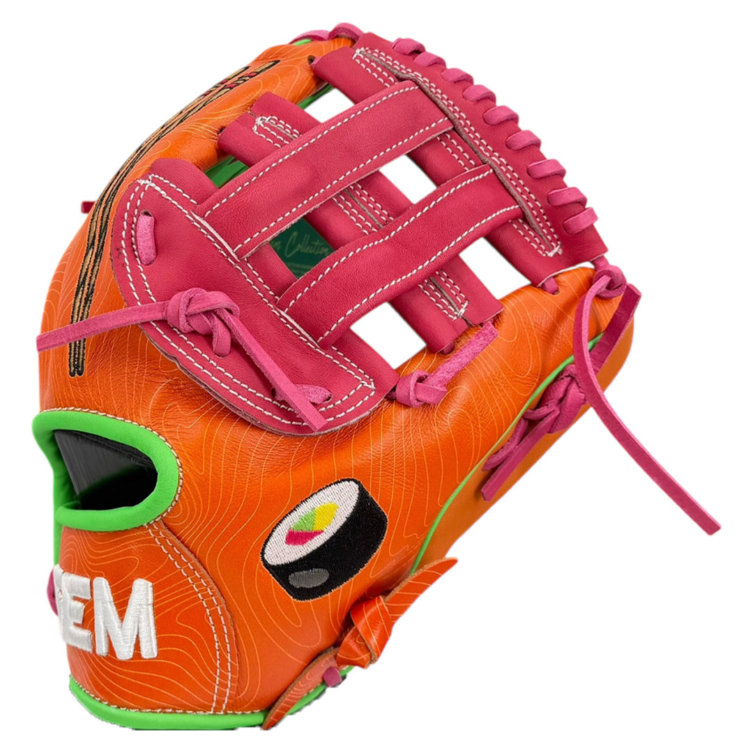 Gem Gloves Baseball Fielding Glove - GEM080 Tuna Roll – Product View | Smash It Sports | leather, kip, pro