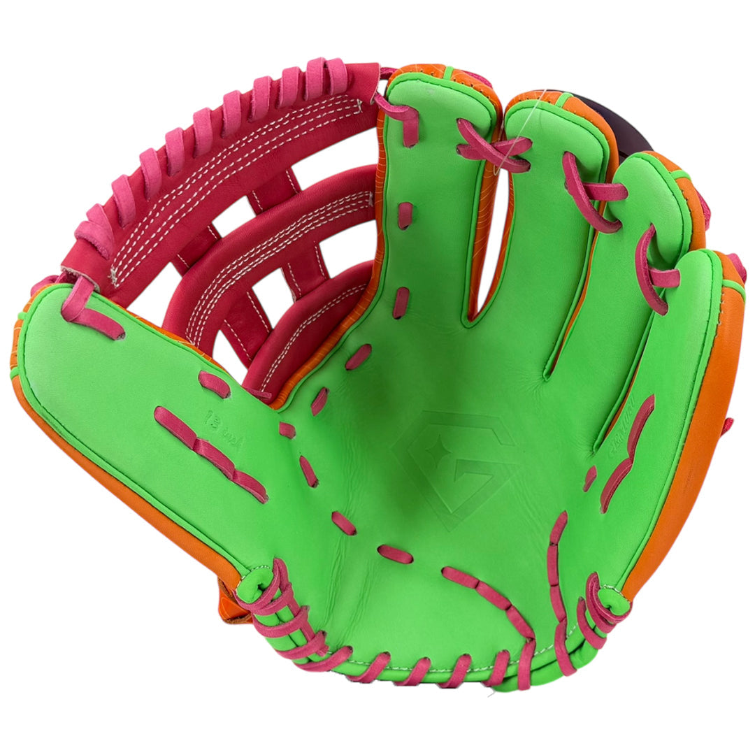 Gem Gloves Softball Fielding Glove - GEM080 Tuna Roll – Product View | Smash It Sports | leather, kip, pro