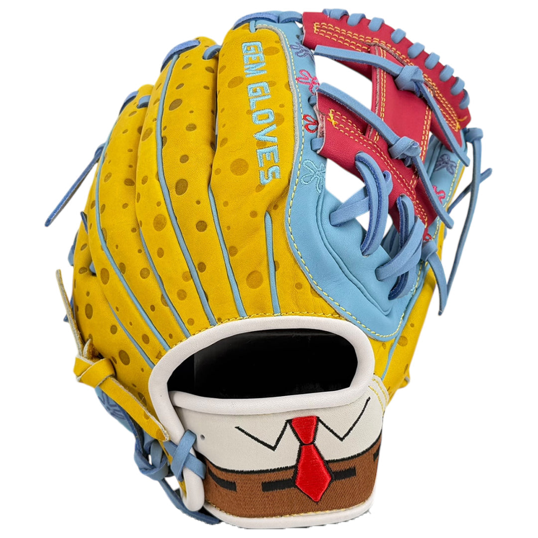 Gem Gloves Baseball Fielding Glove - GEM082 Fry Cook – Product View | Smash It Sports | leather, kip, pro