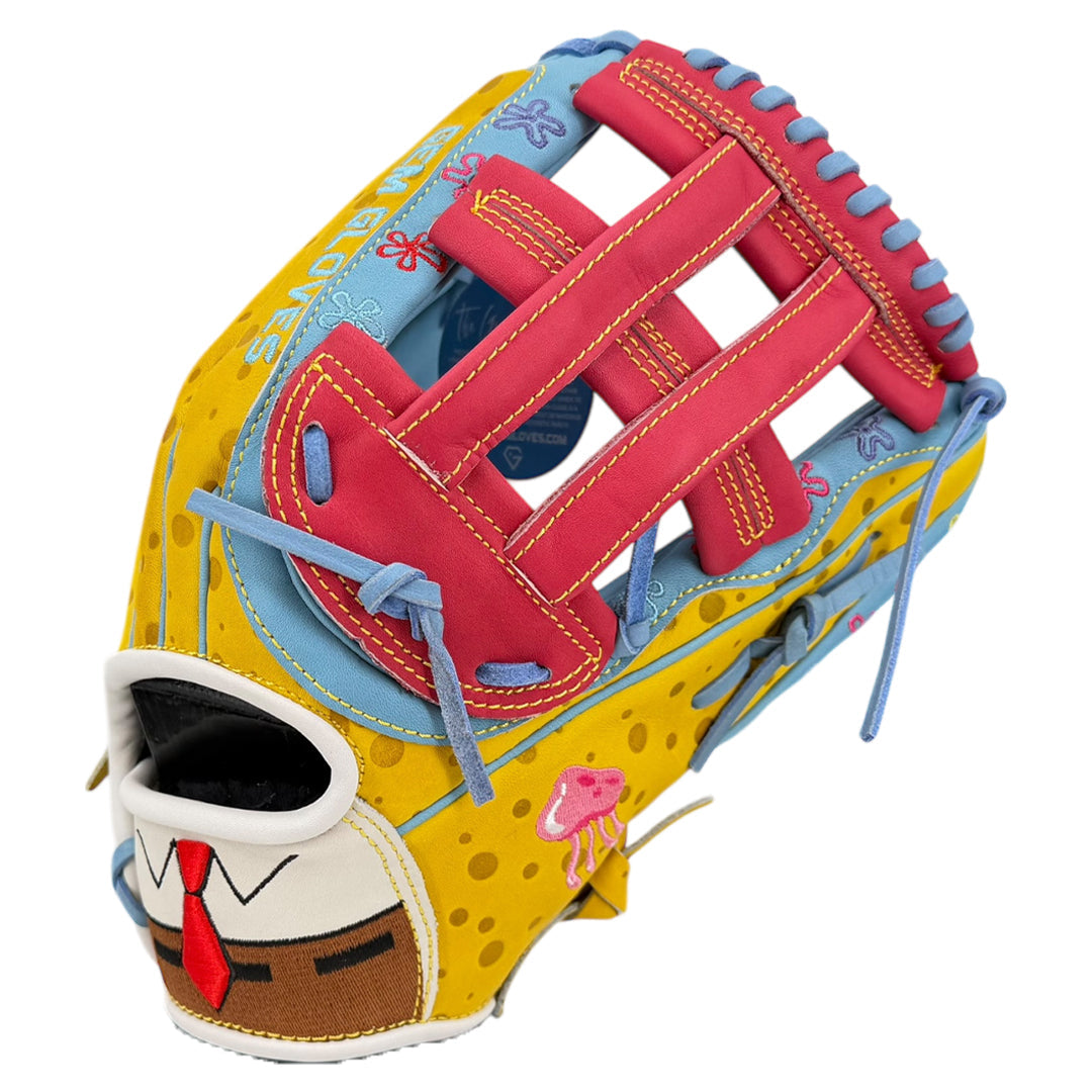 Gem Gloves Softball Fielding Glove - GEM082 Fry Cook – Product View | Smash It Sports | leather, kip, pro