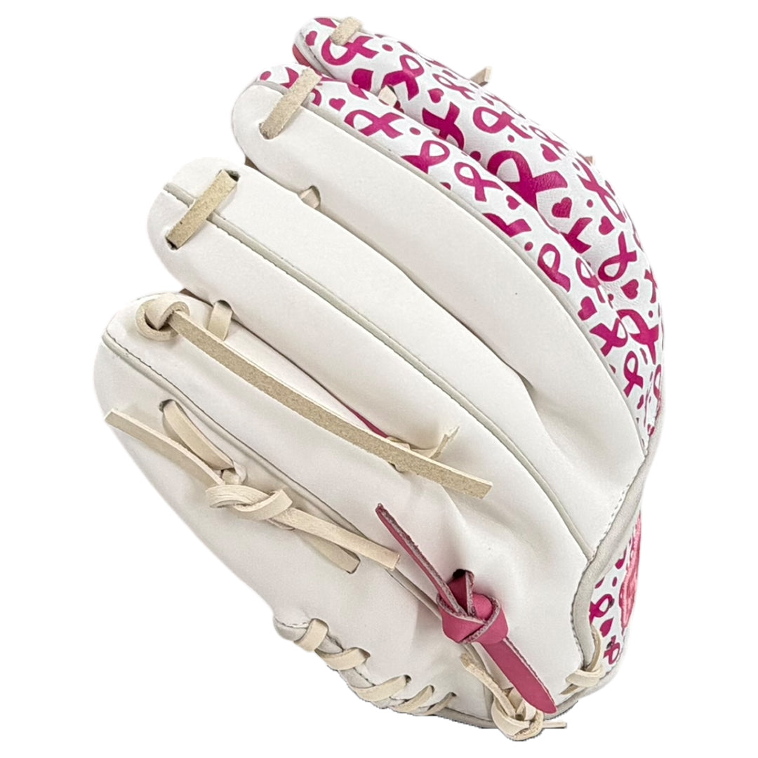 Gem Gloves Baseball Fielding Glove - GEM084 BCA RIbbons – Product View | Smash It Sports | leather, kip, pro