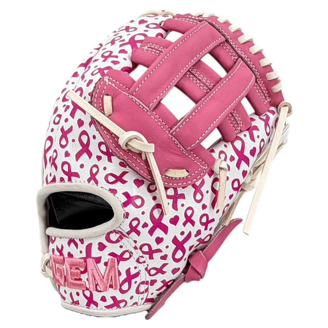 Gem Gloves Baseball Fielding Glove - GEM084 BCA RIbbons – Product View | Smash It Sports | leather, kip, pro