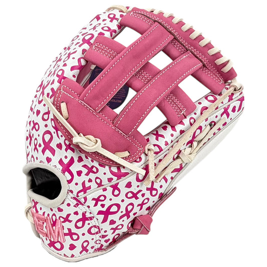 Gem Gloves Softball Fielding Glove - GEM084 BCA RIbbons – Product View | Smash It Sports | leather, kip, pro