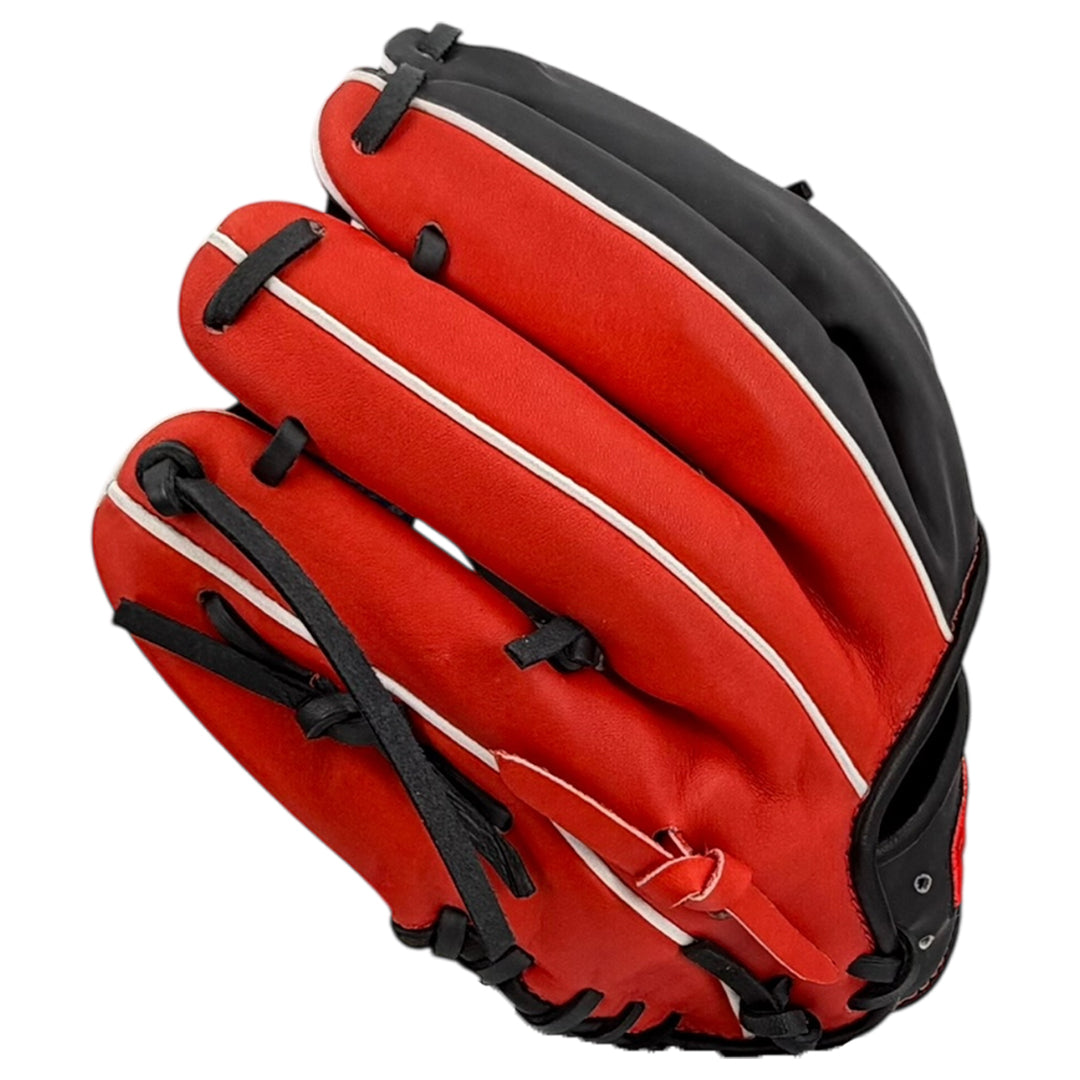 Gem Gloves Baseball Fielding Glove - GEM085 Shadow Skulls – Product View | Smash It Sports | leather, kip, pro