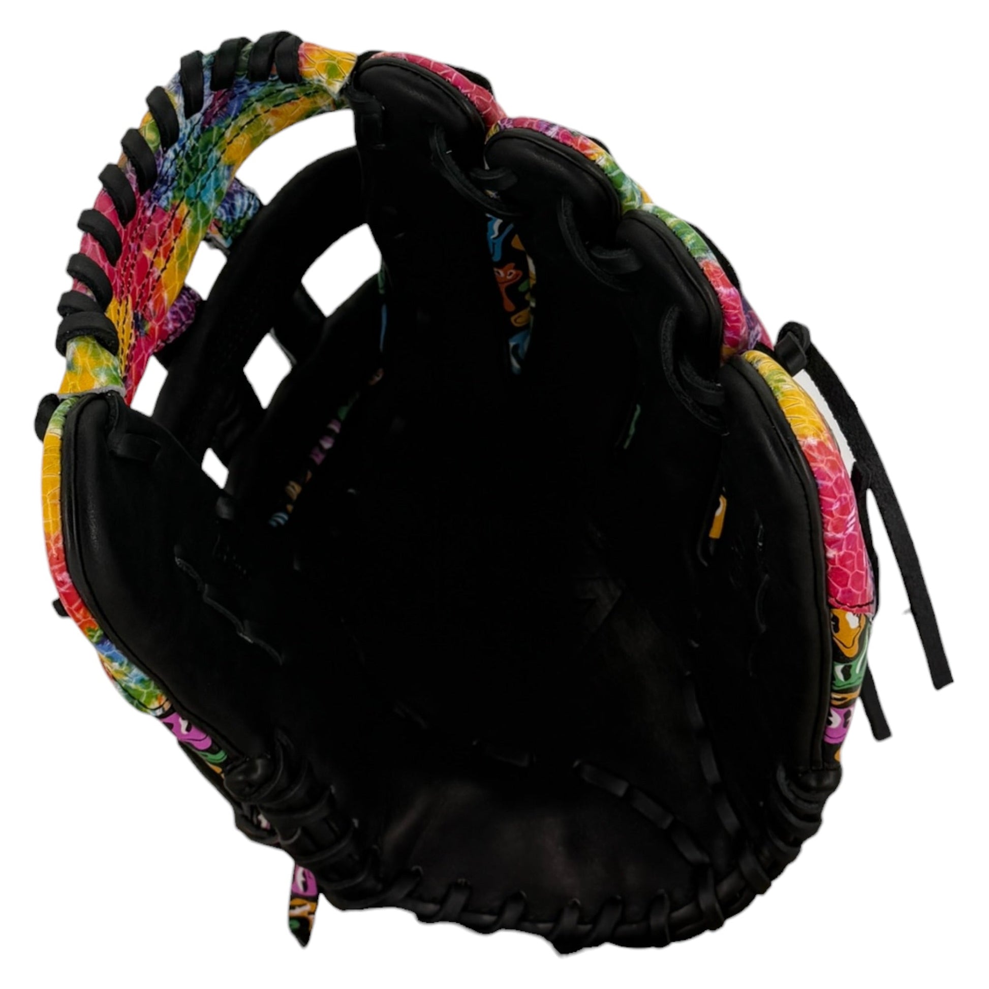 Gem Gloves Softball Fielding Glove - GEM106 Smiley Drip – Product View | Smash It Sports | leather, kip, pro