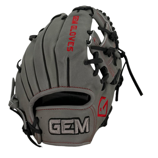 Gem Gloves Baseball Fielding Glove - GEM120 Carbon Fang – Product View | Smash It Sports | leather, kip, pro