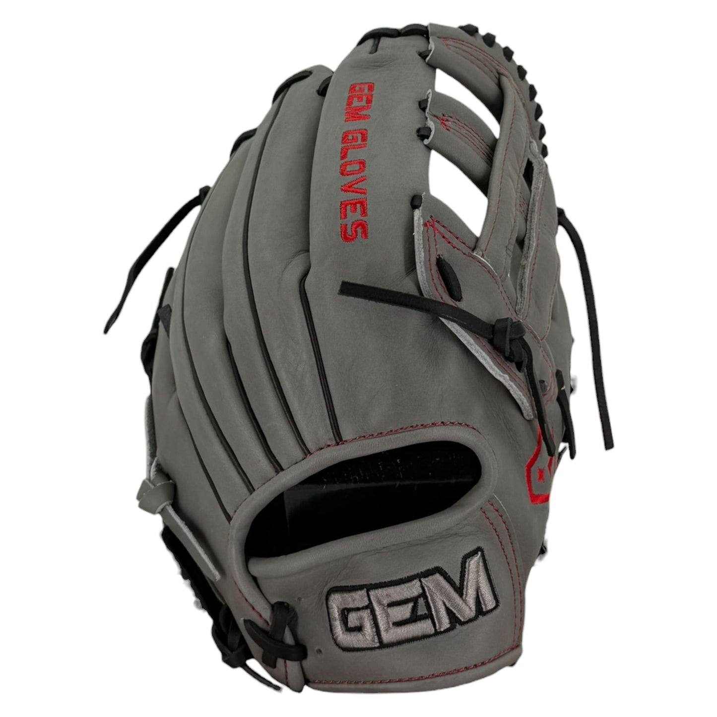 Gem Gloves Softball Fielding Glove - GEM120 Carbon Fang – Product View | Smash It Sports | leather, kip, pro