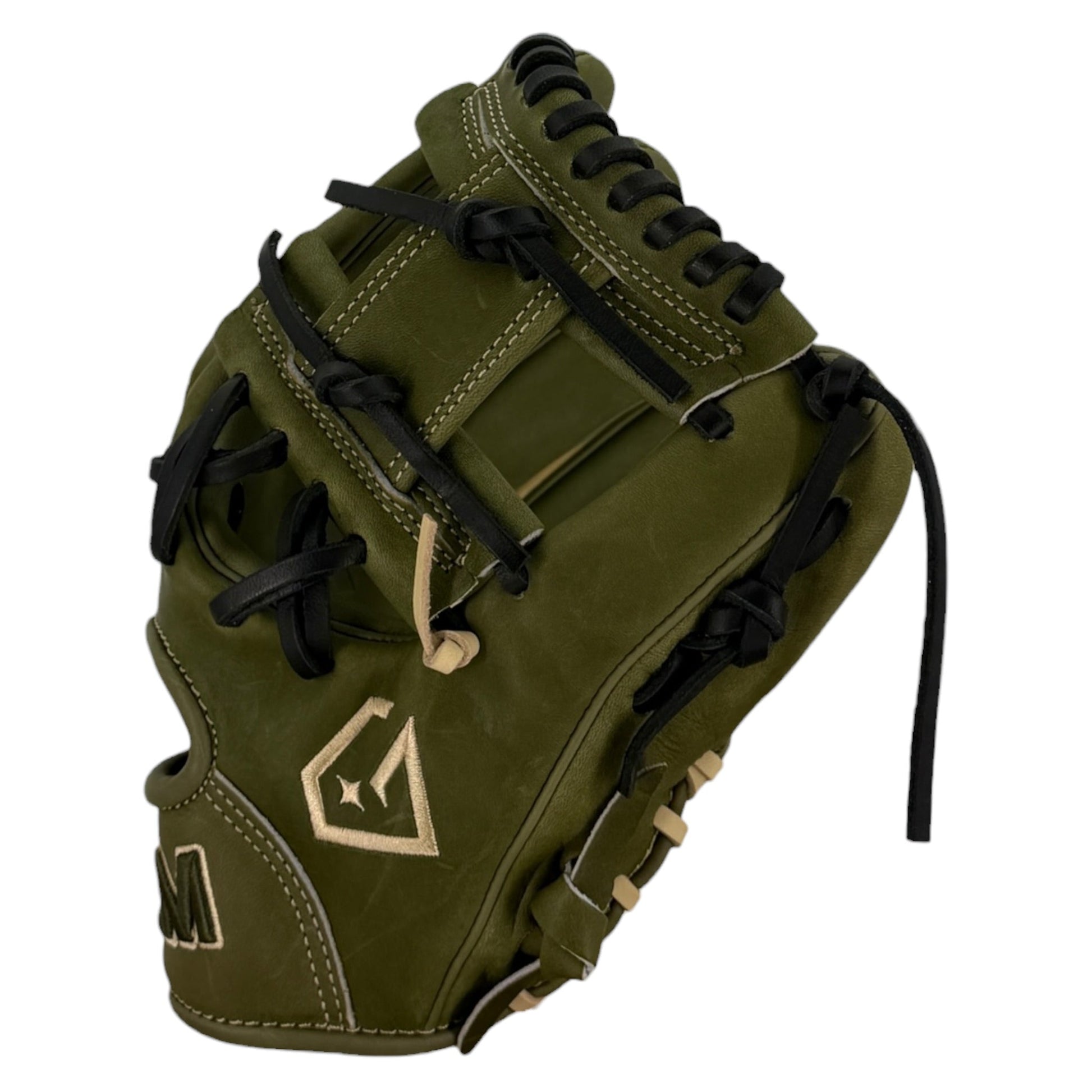 Gem Gloves Baseball Fielding Glove - GEM123 Timberline – Product View | Smash It Sports | leather, kip, pro