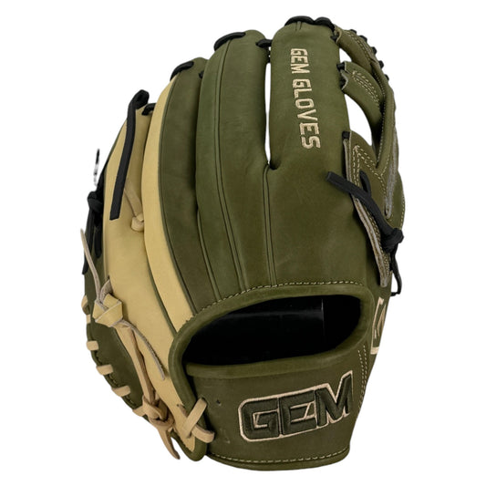 Gem Gloves Softball Fielding Glove - GEM123 Timberline – Product View | Smash It Sports | leather, kip, pro