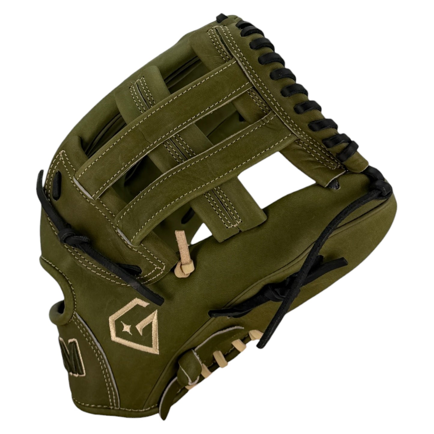 Gem Gloves Softball Fielding Glove - GEM123 Timberline – Product View | Smash It Sports | leather, kip, pro