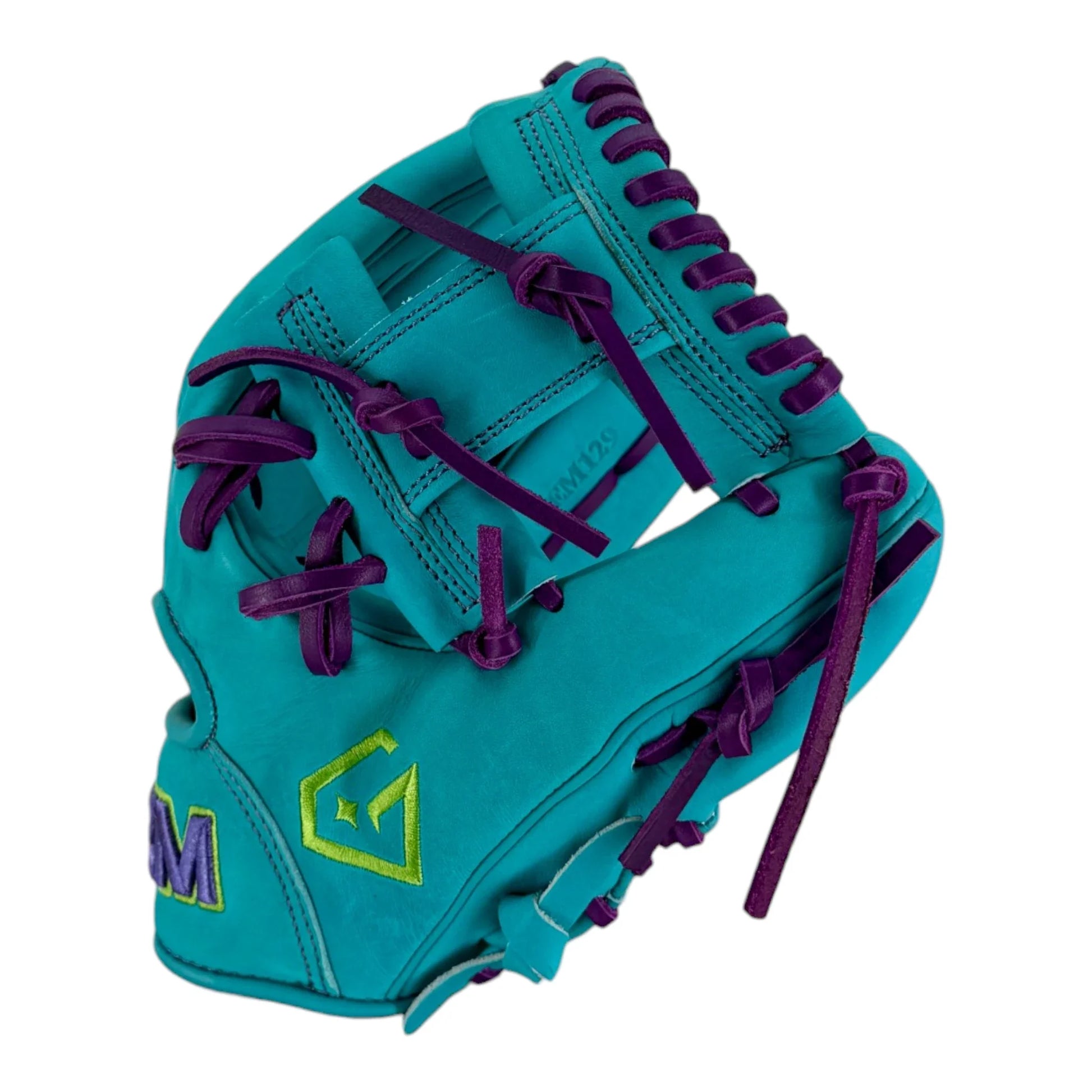 Gem Gloves Baseball Fielding Glove - GEM129 Electric Venom – Product View | Smash It Sports | leather, kip, pro