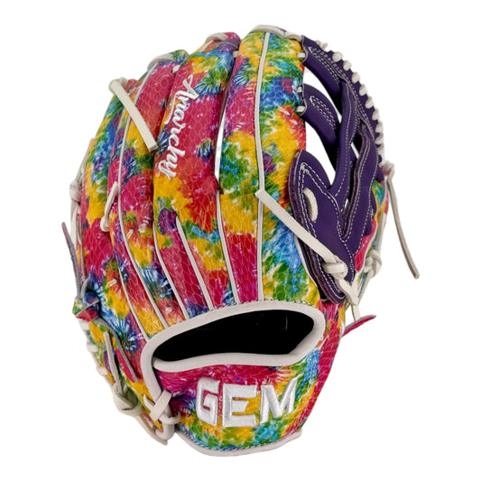 Anarchy x Gem Gloves Softball Fielding Glove - GEM131 Prism Burst