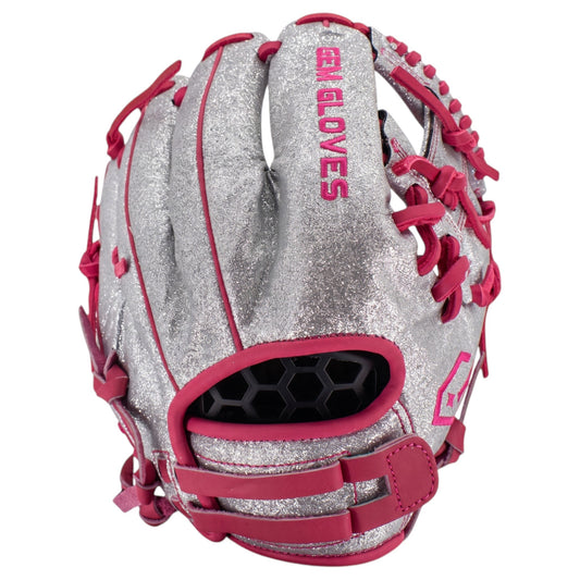 Gem Gloves Christina Pasinski Signature Model Fastpitch Softball Fielding Glove - GEM170 Glitter Girly Series