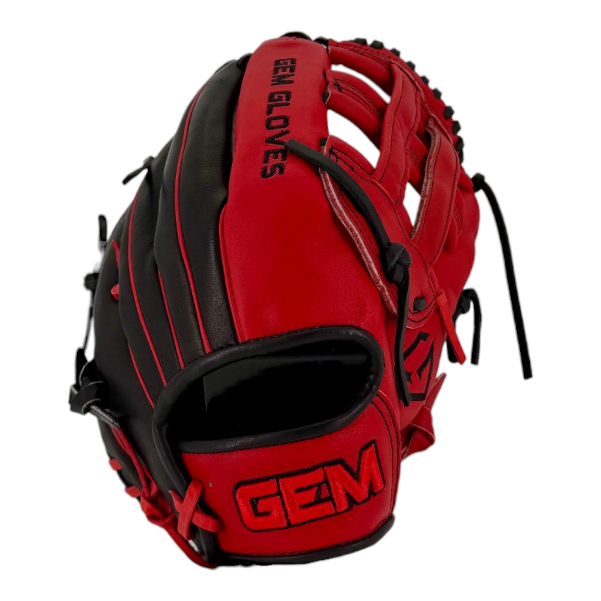 Gem Gloves Softball Fielding Glove - GEM111 Inferno – Product View | Smash It Sports | leather, kip, pro