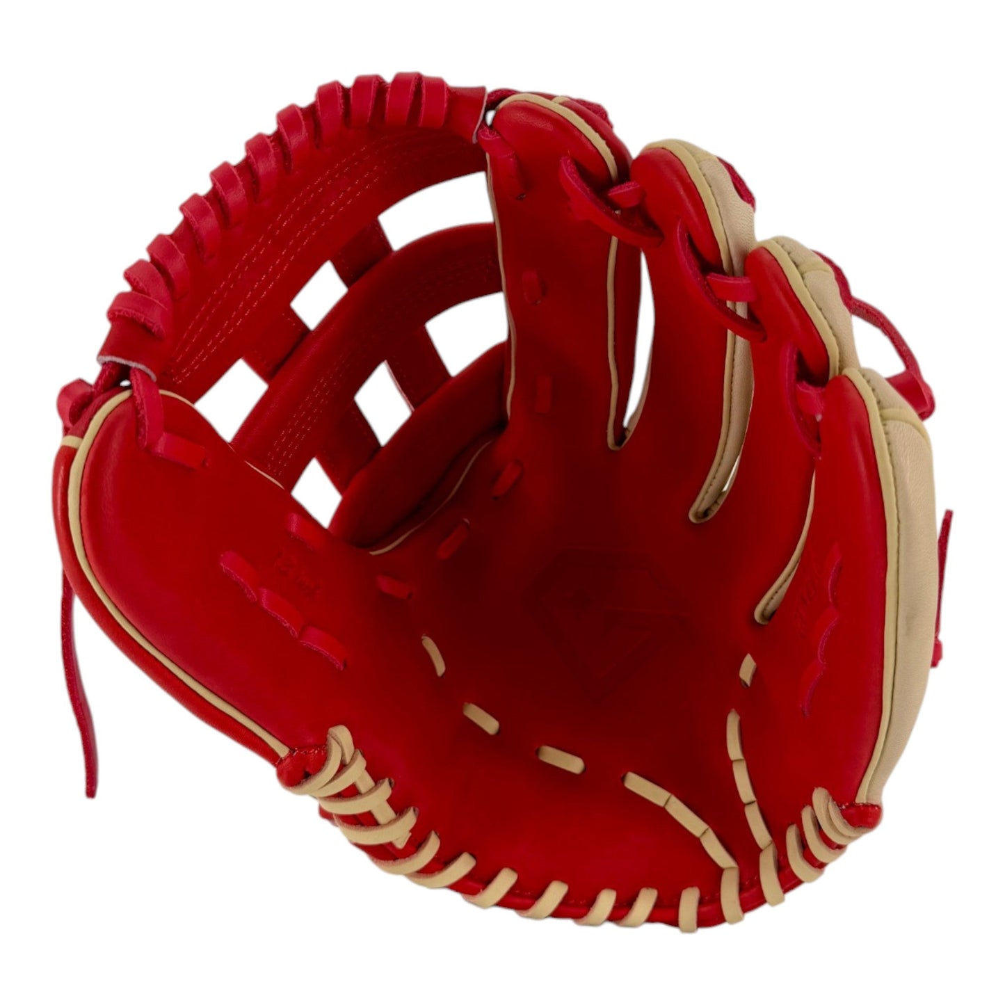 Gem Gloves Softball Fielding Glove - GEM116 Amber Blaze – Product View | Smash It Sports | leather, kip, pro