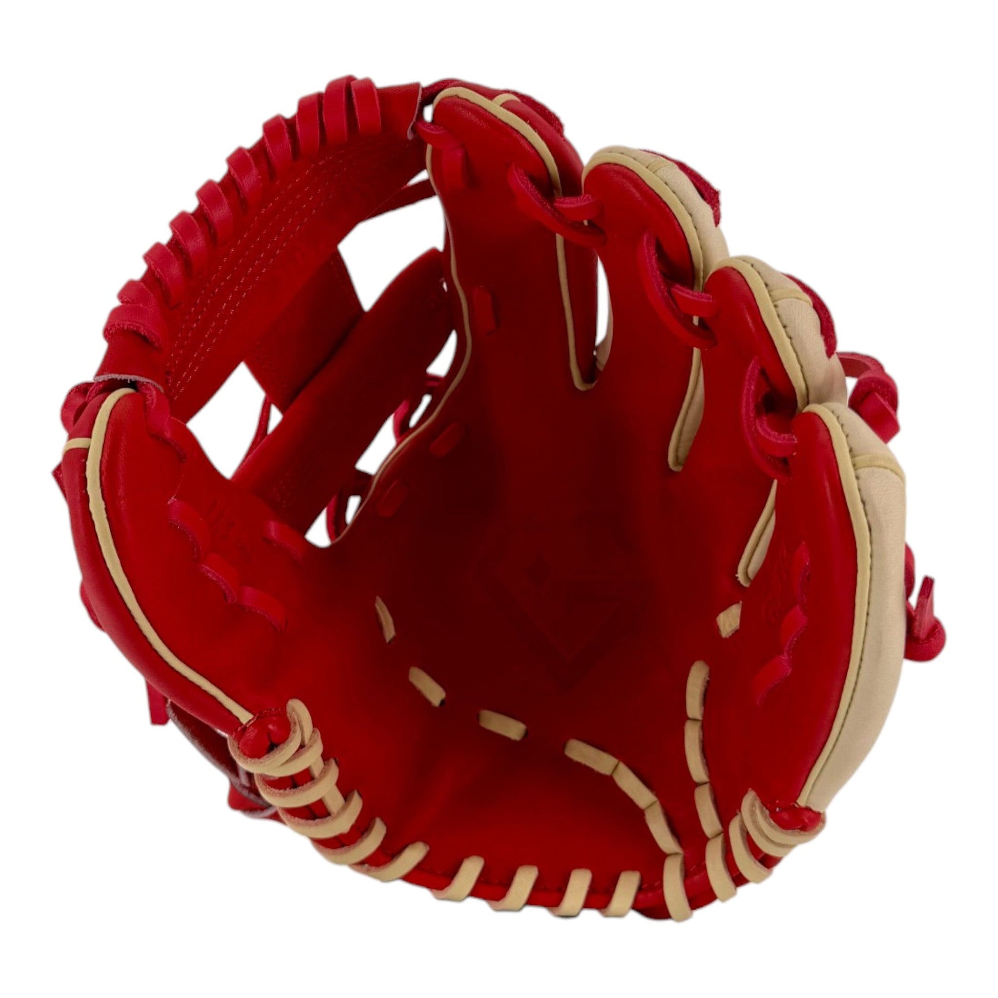 Gem Gloves Baseball Fielding Glove - GEM116 Amber Blaze – Product View | Smash It Sports | leather, kip, pro