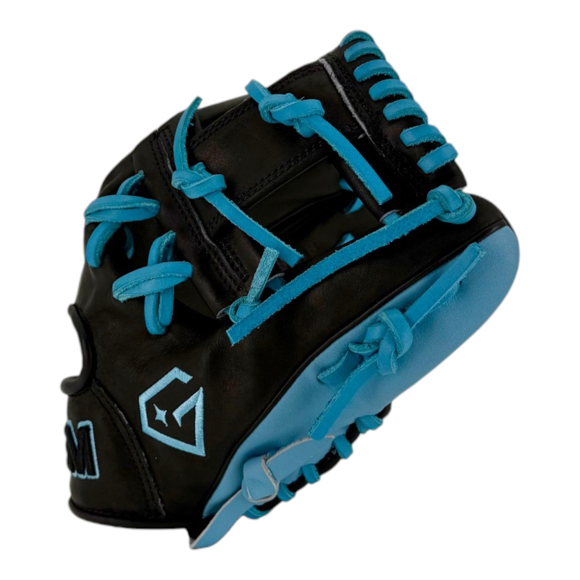 Gem Gloves Baseball Fielding Glove - GEM118 Midnight Sky – Product View | Smash It Sports | leather, kip, pro