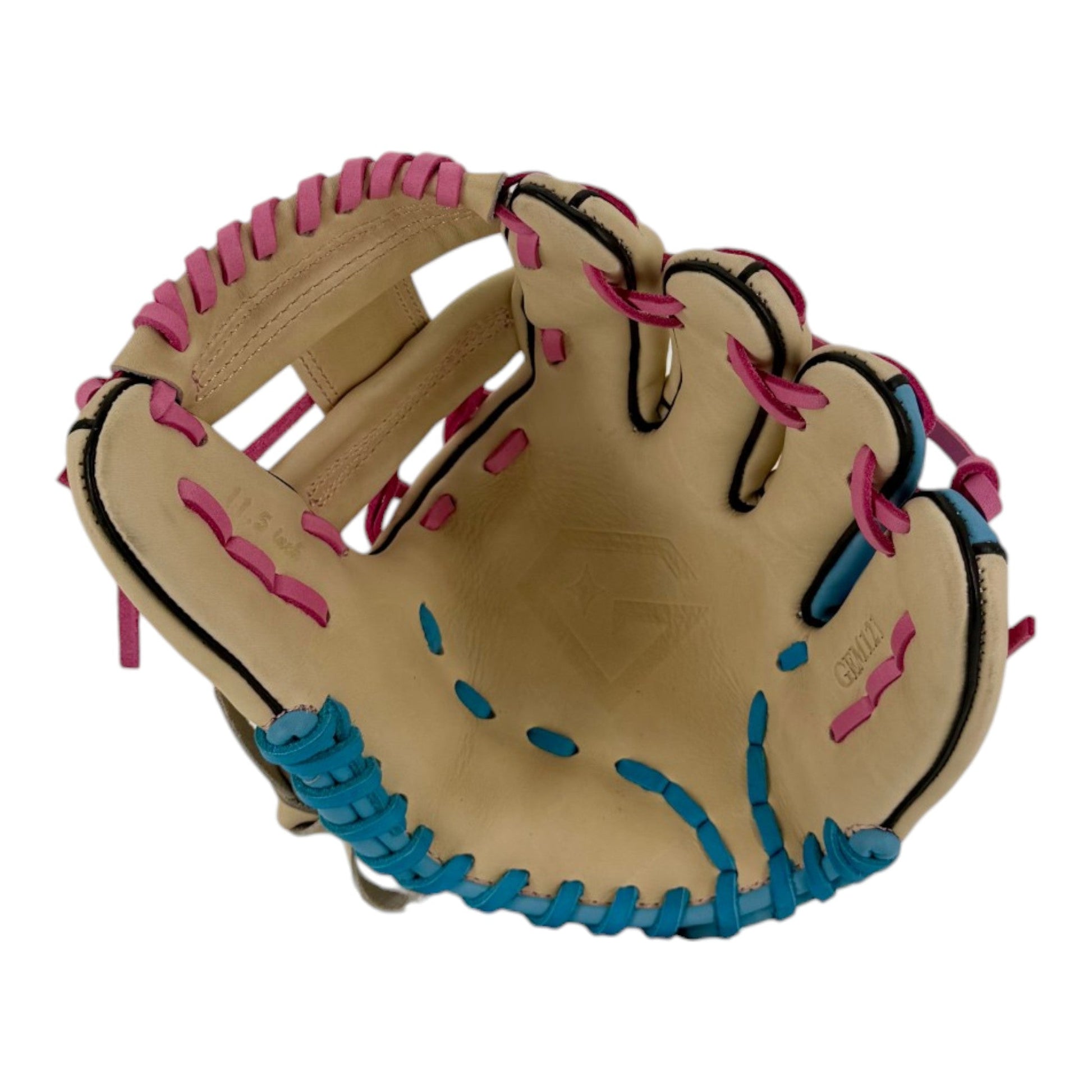 Gem Gloves Baseball Fielding Glove - GEM121 Carolina Peach – Product View | Smash It Sports | leather, kip, pro