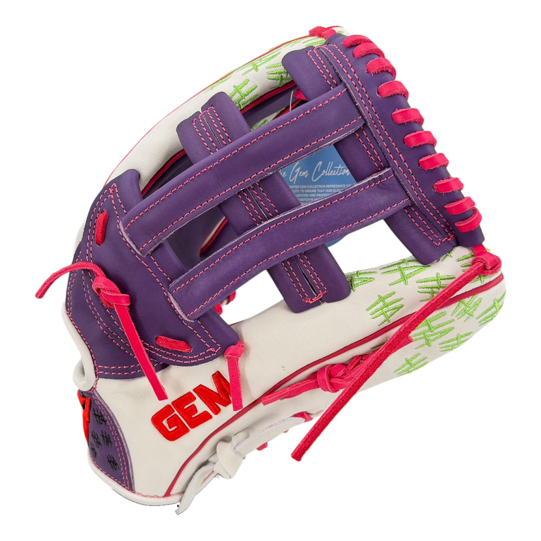 Gem Gloves Softball Fielding Glove - GEM087 Joker 2.0 White – Product View | Smash It Sports | leather, kip, pro