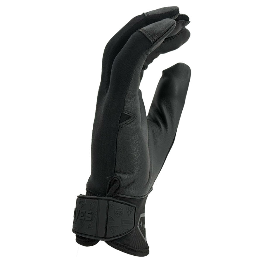 Gem Glove Opalite Batting Glove - Blackout – Product View | Smash It Sports | leather, pro