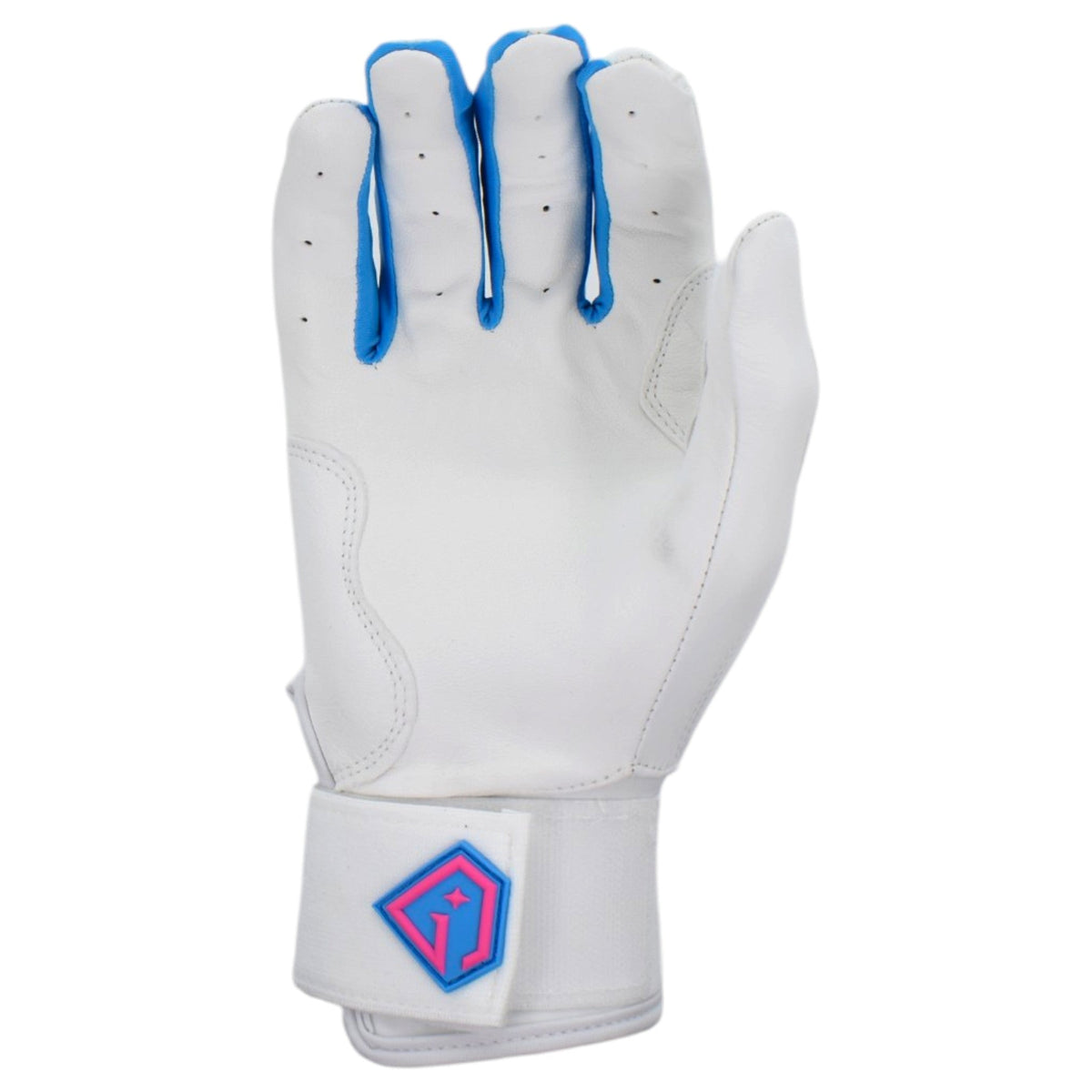 Gem Glove Prospector Long Cuff Batting Glove - White/Vice