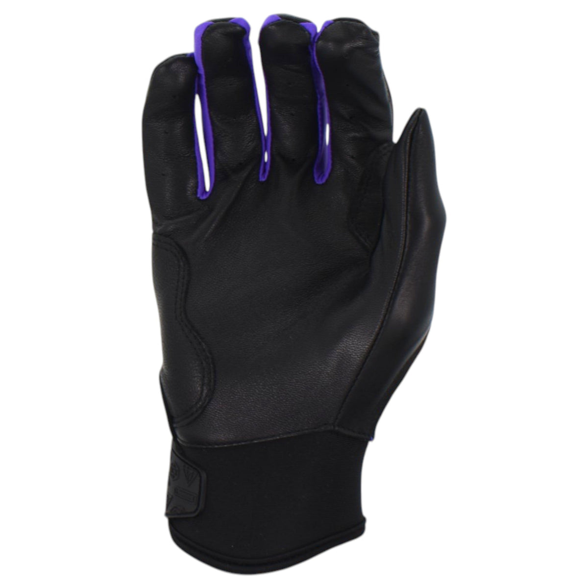 Gem Glove Prospector Short Cuff Batting Glove - Black/Purple/Green