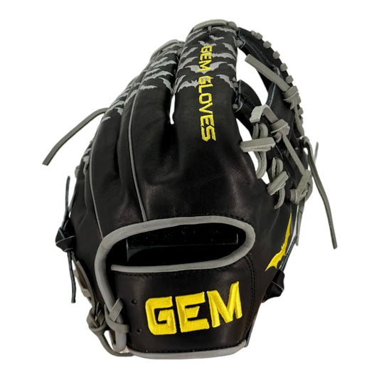 Gem Gloves Baseball Fielding Glove - GEM103 Nocturnal – Product View | Smash It Sports | leather, kip, pro