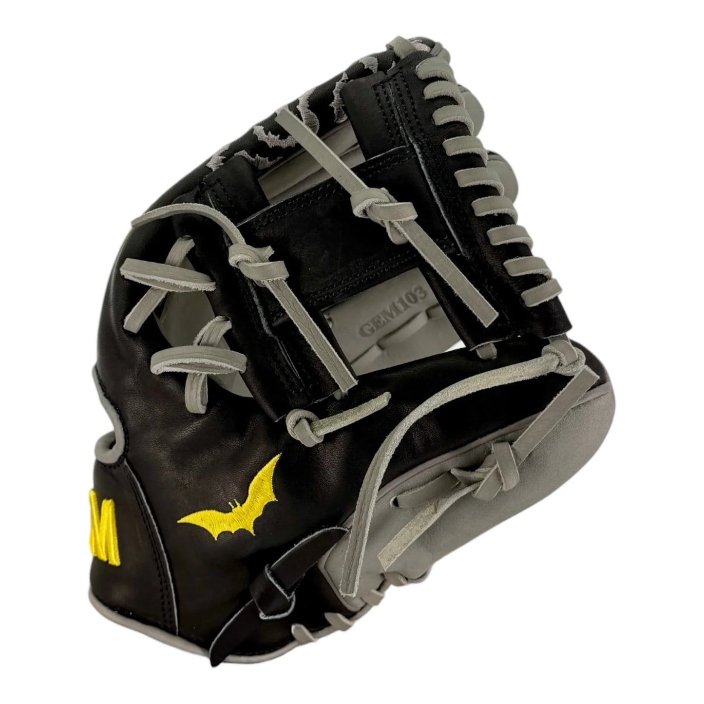 Gem Gloves Baseball Fielding Glove - GEM103 Nocturnal – Product View | Smash It Sports | leather, kip, pro