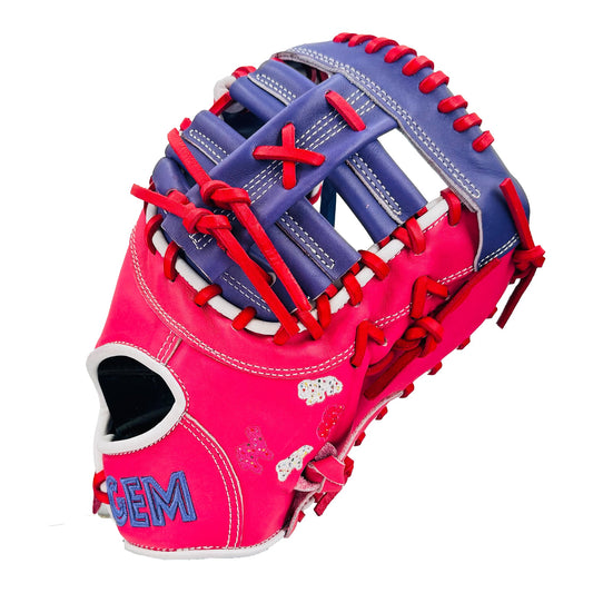 Gem Gloves Baseball First Base Mitt/Glove - GEM062 – Product View | Smash It Sports | leather, kip, pro