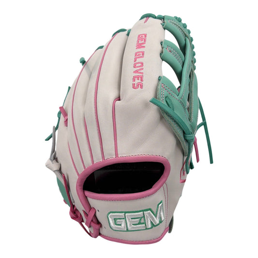 Gem Gloves Softball Fielding Glove - GEM124 Spring Dream – Product View | Smash It Sports | leather, kip, pro