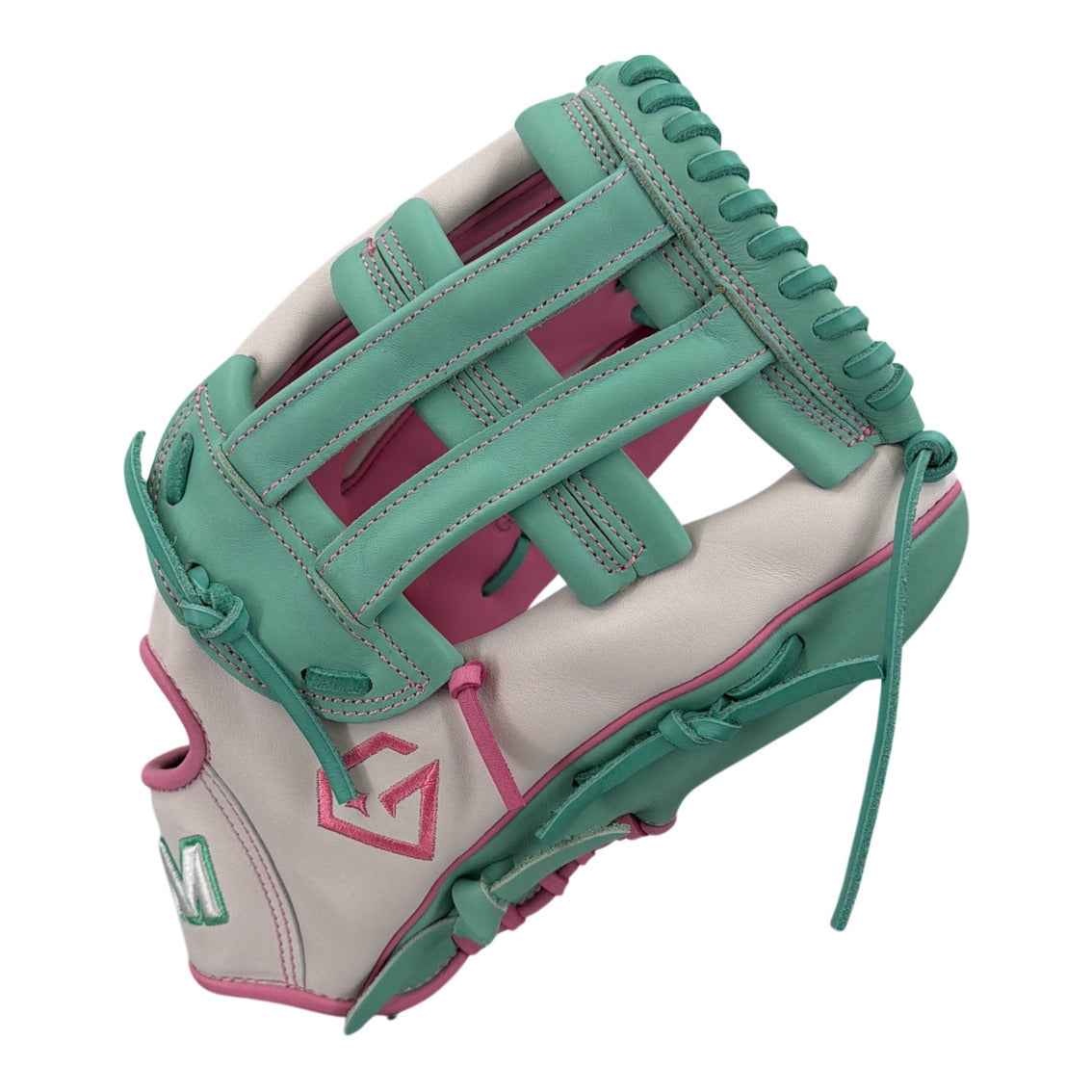 Gem Gloves Softball Fielding Glove - GEM124 Spring Dream – Product View | Smash It Sports | leather, kip, pro