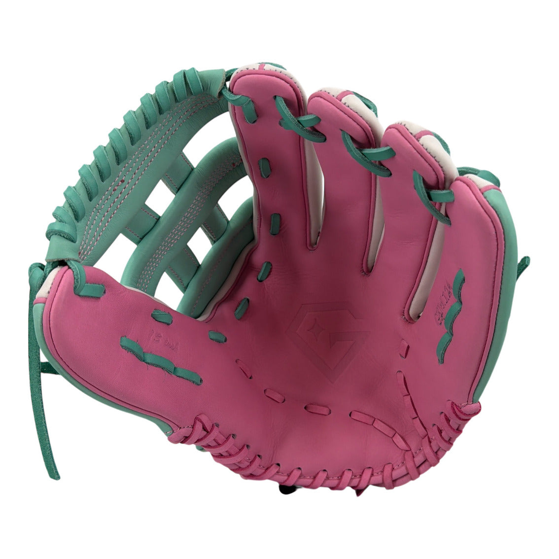 Gem Gloves Softball Fielding Glove - GEM124 Spring Dream – Product View | Smash It Sports | leather, kip, pro