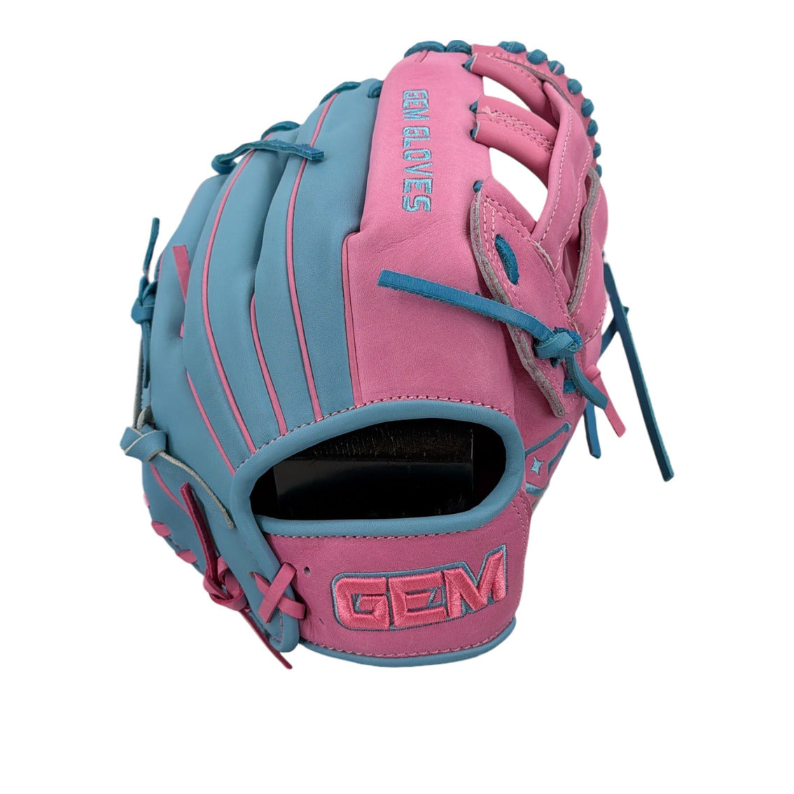 Gem Gloves Softball Fielding Glove - GEM114 Sweet Caroline – Product View | Smash It Sports | leather, kip, pro