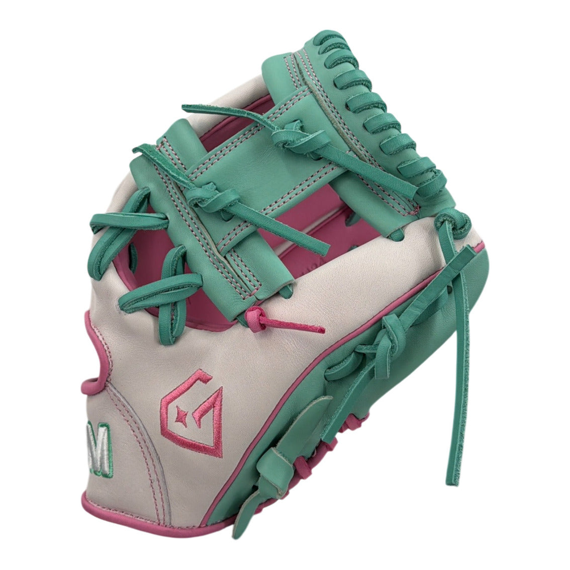 Gem Gloves Baseball Fielding Glove - GEM124 Spring Dream – Product View | Smash It Sports | leather, kip, pro