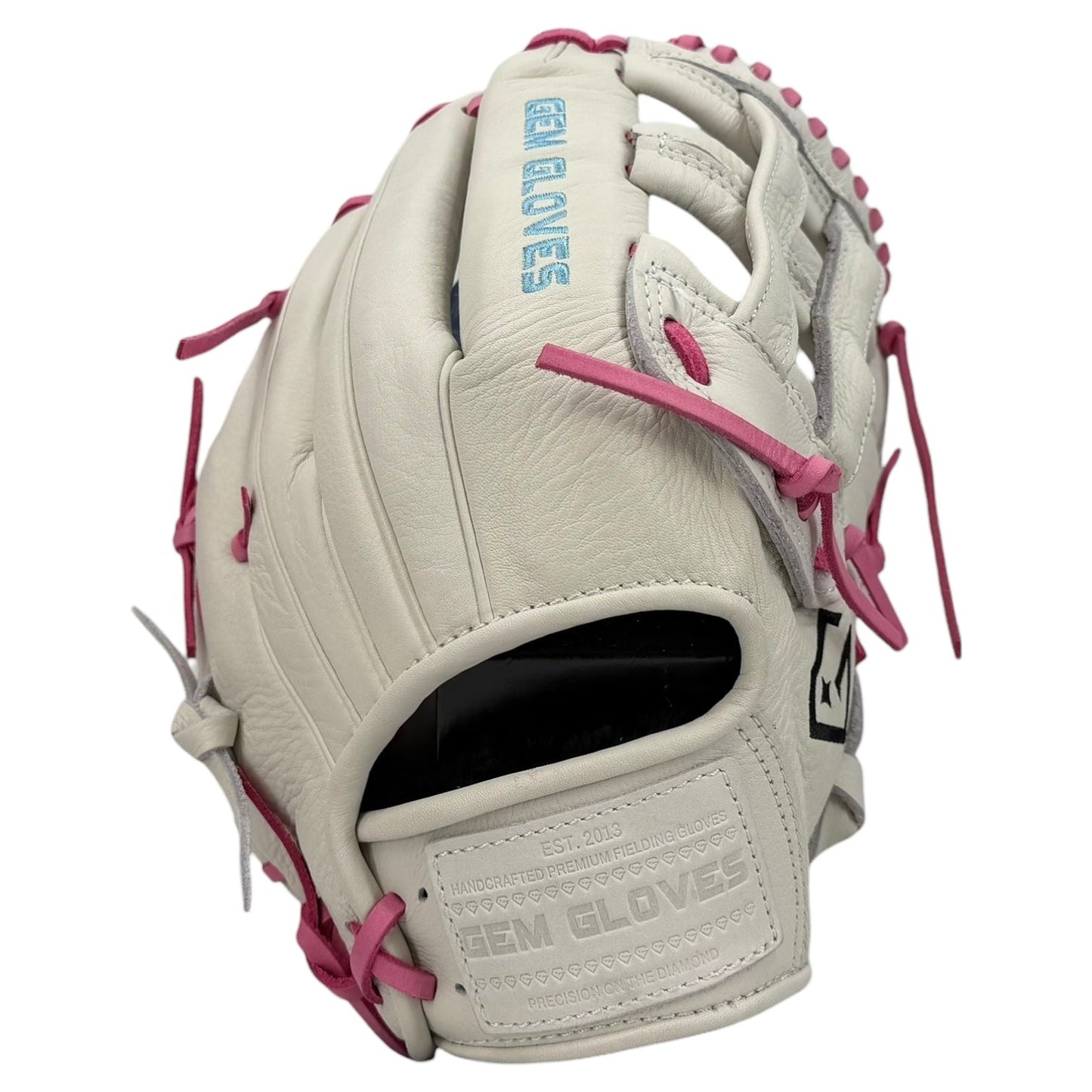 Gem Gloves Game-Ready Softball Fielding Glove - GEM094 Sugar Rush – Product View | Smash It Sports | leather, steerhide, pro