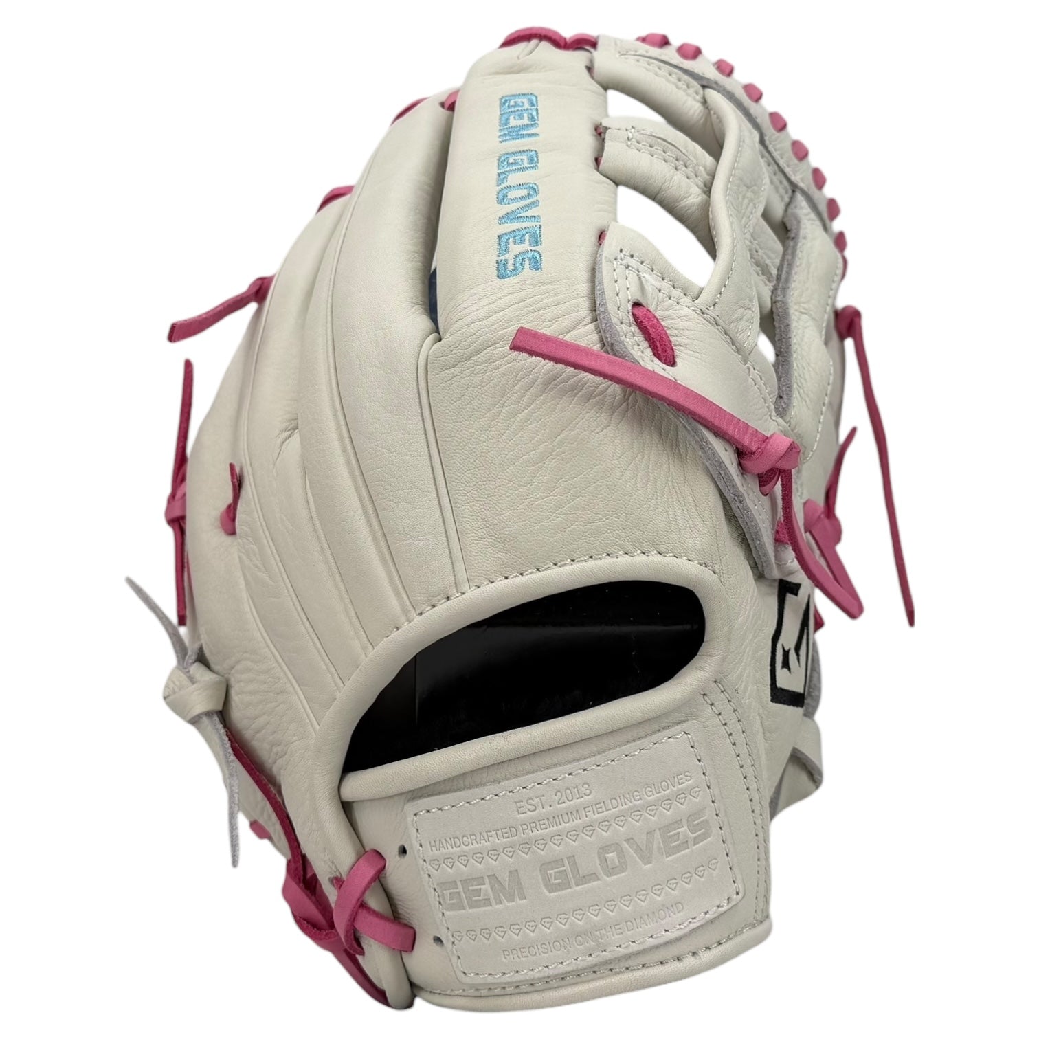 Gem Gloves Game-Ready Softball Fielding Glove - GEM094 Sugar Rush – Product View | Smash It Sports | leather, steerhide, pro