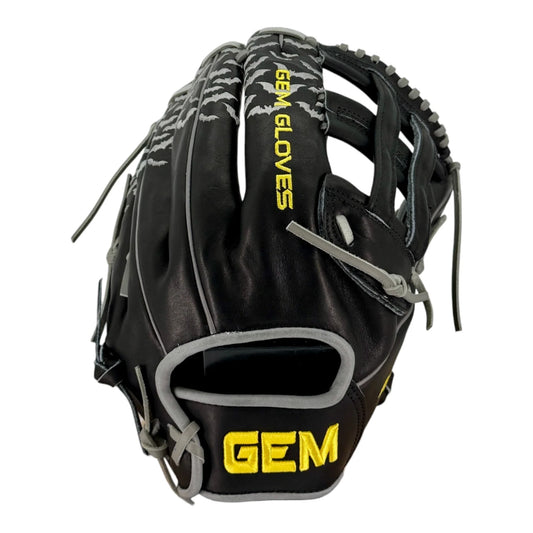 Gem Gloves Softball Fielding Glove - GEM103 Nocturnal – Product View | Smash It Sports | leather, kip, pro