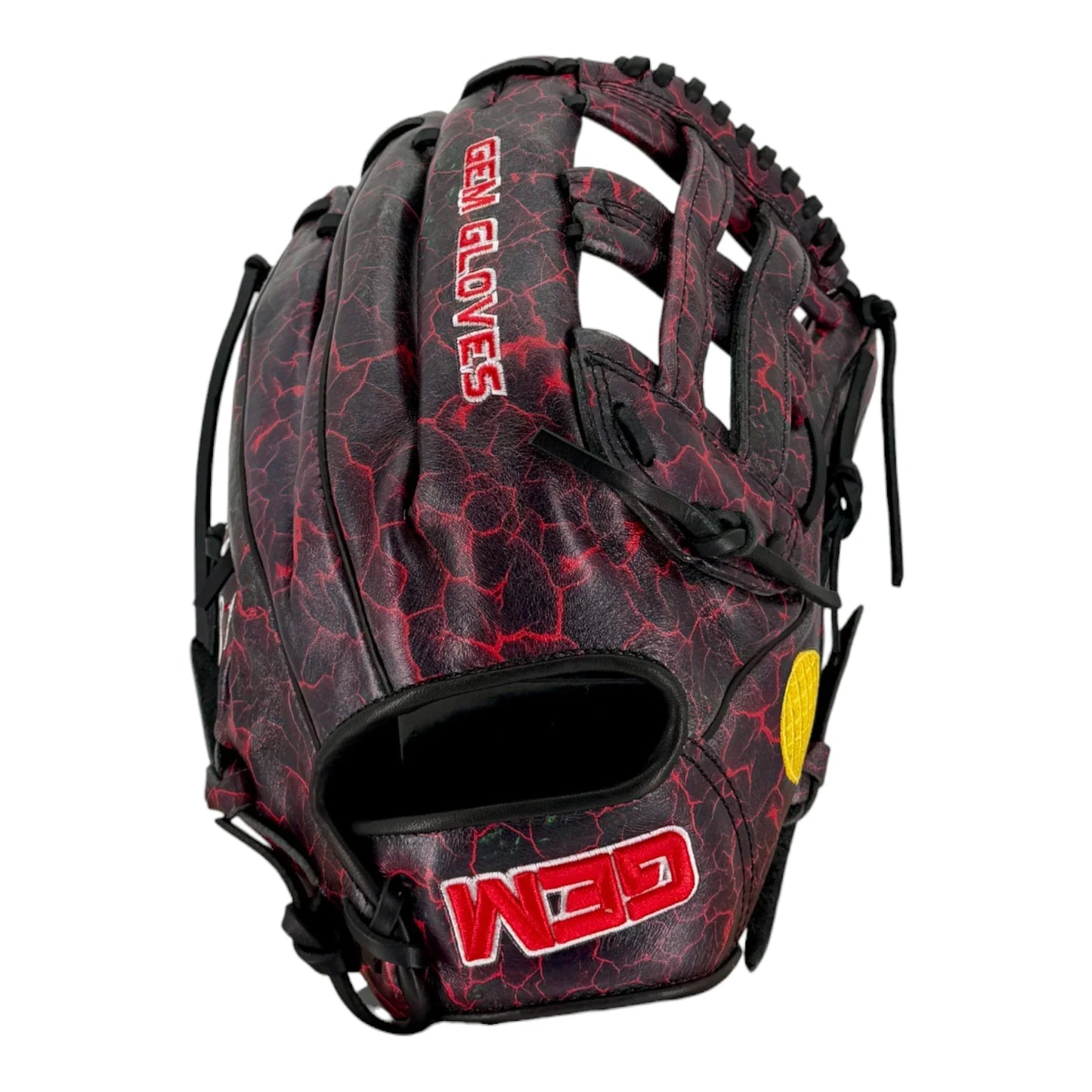 Gem Gloves Softball Fielding Glove - GEM104 Shadow Realm – Product View | Smash It Sports | leather, kip, pro