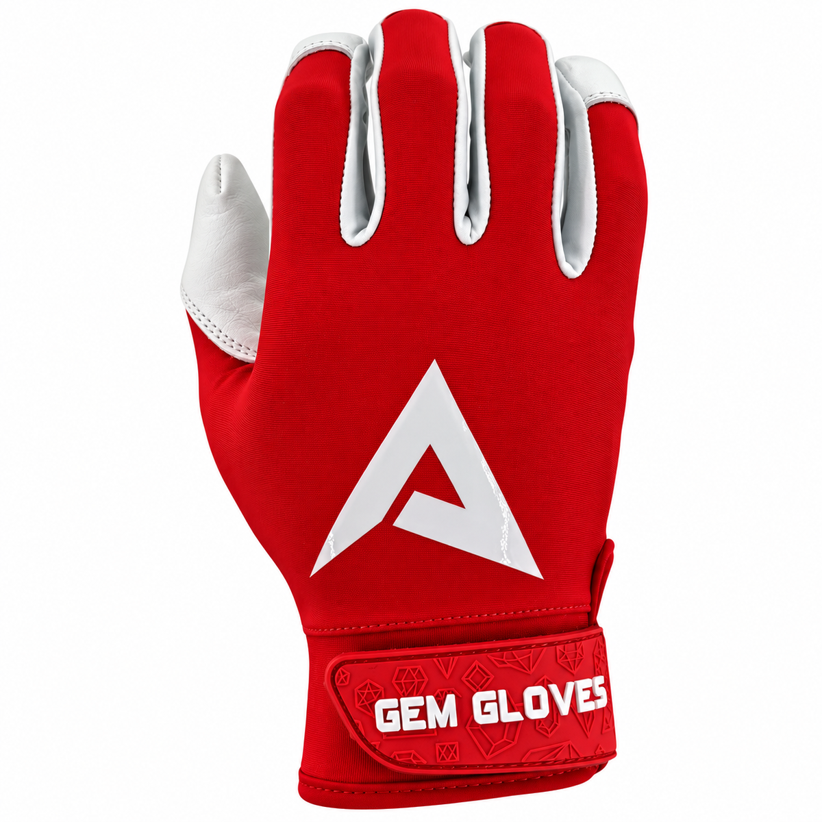 Gem Glove x Anarchy Opalite Batting Glove - Red/White
