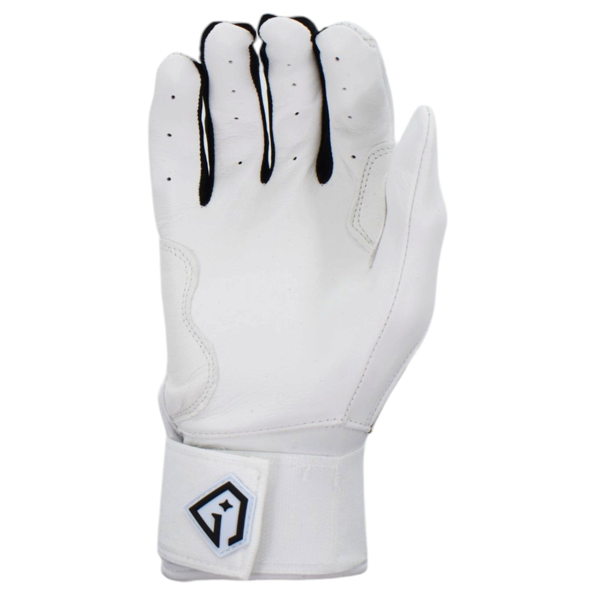 Gem Glove x Anarchy Prospector Long Cuff Batting Glove - White/Black