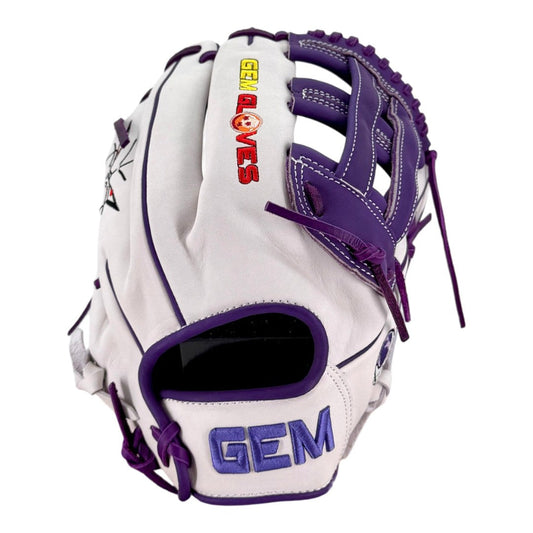Gem Gloves Softball Fielding Glove - GEM110 Frost Tyrant – Product View | Smash It Sports | leather, kip, pro